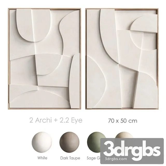 Relief Archi Eye Edith Beurskens 3D Model Download