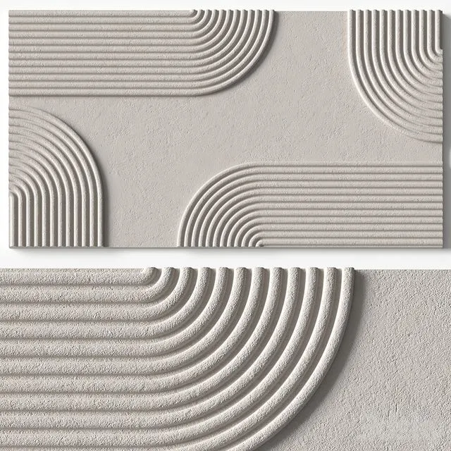 Relief artwork 32 – 3d art wall decor – Panels 3D Model