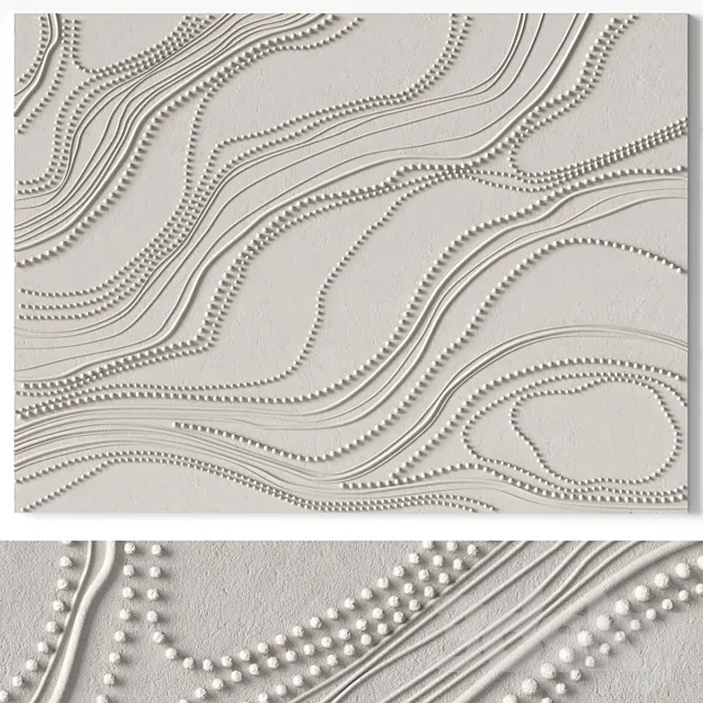 Relief artwork 45 – 3d art wall decor – Panel by Tannia Taranto 3D Model