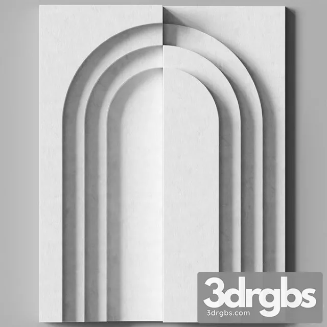 Relief Panel Home  Rolando Anselmi 3D Model Download
