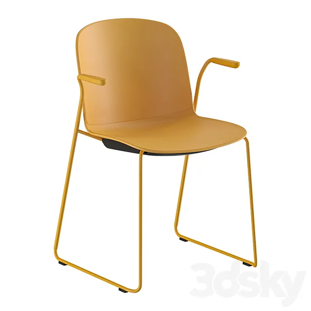 Relief Sled With Arms 3D Model Relief Sled With Arms 3D Model