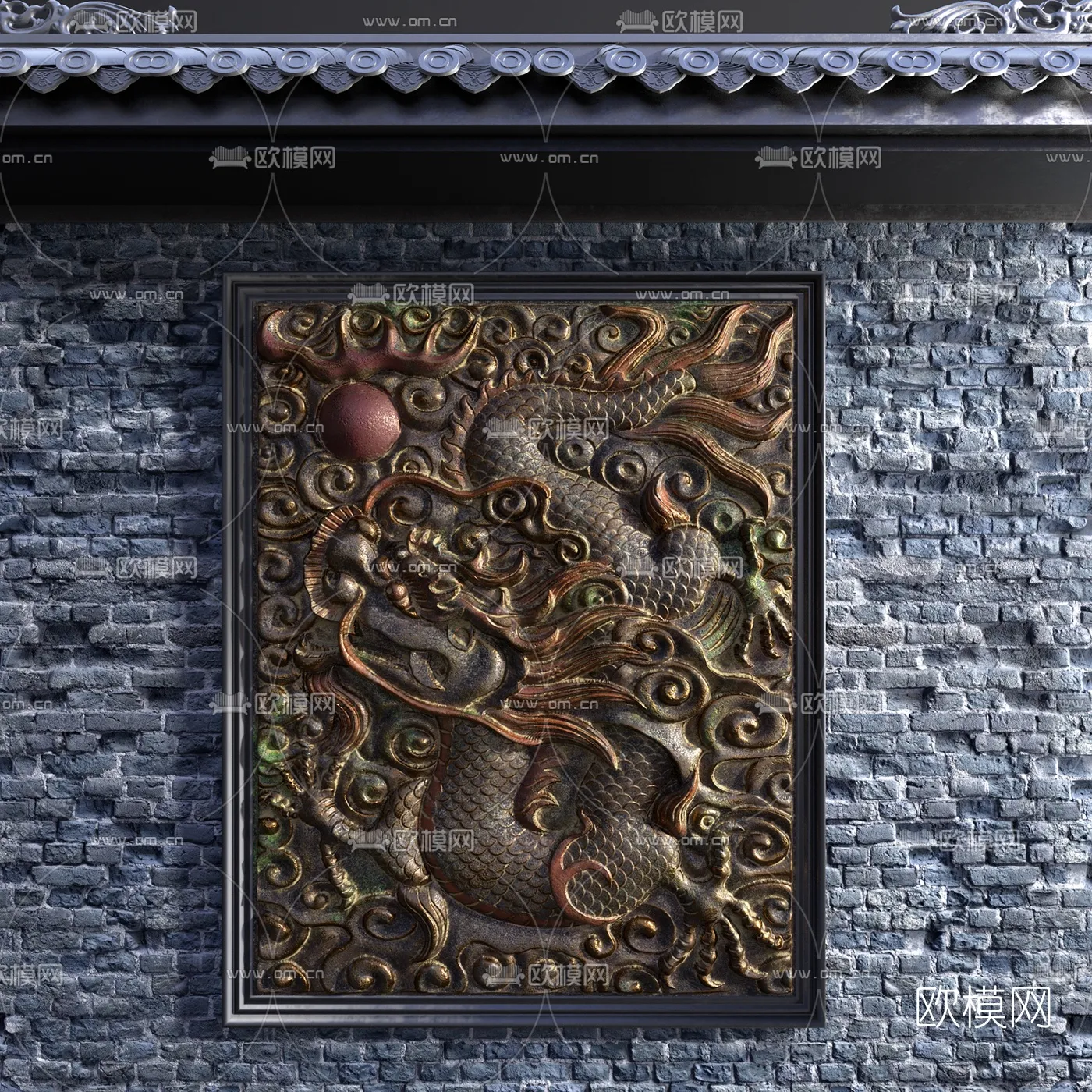 RELIEF – VRAY / CORONA – 3D MODEL – 2696