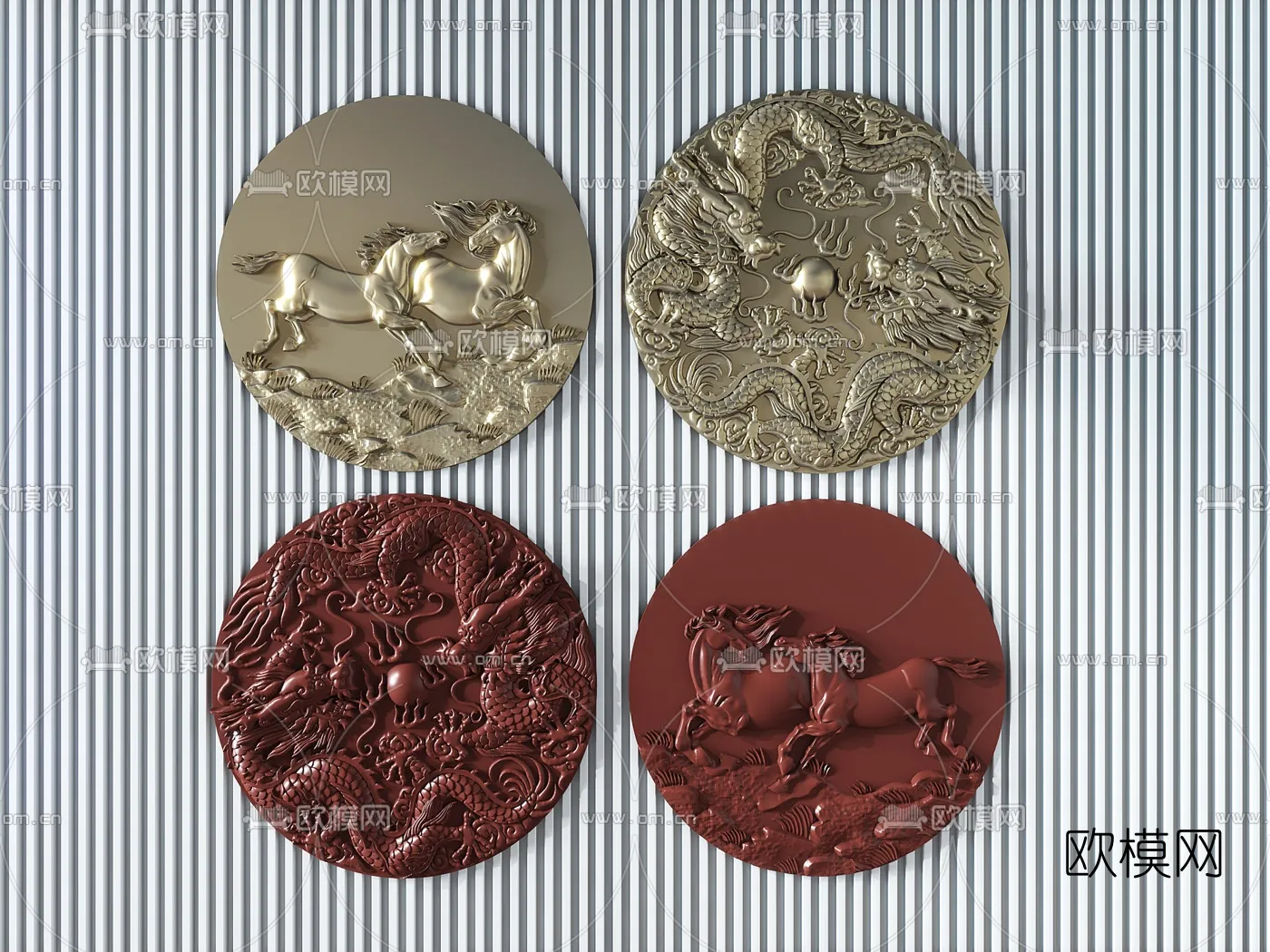 RELIEF – VRAY / CORONA – 3D MODEL – 2697