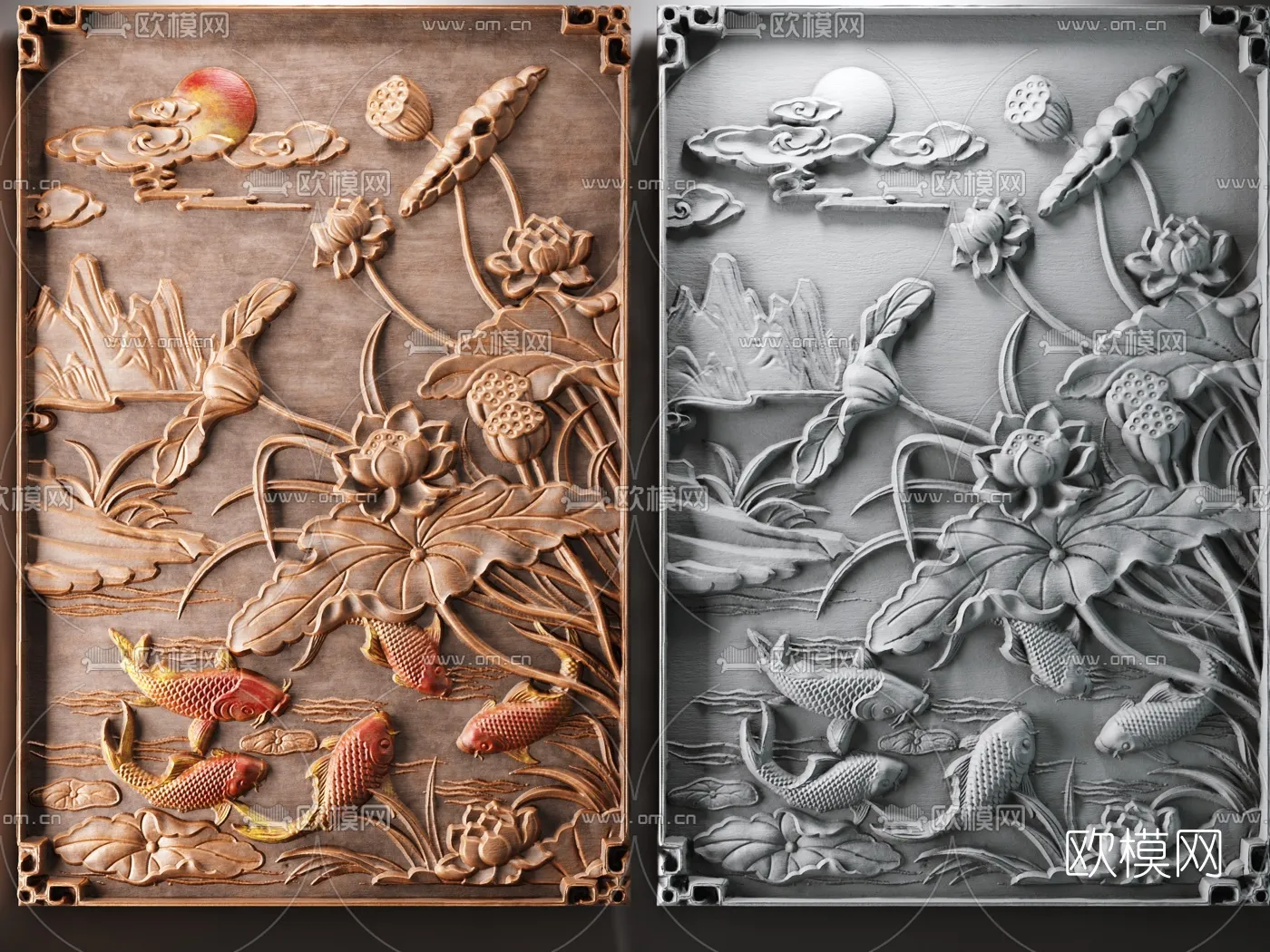 RELIEF – VRAY / CORONA – 3D MODEL – 2712