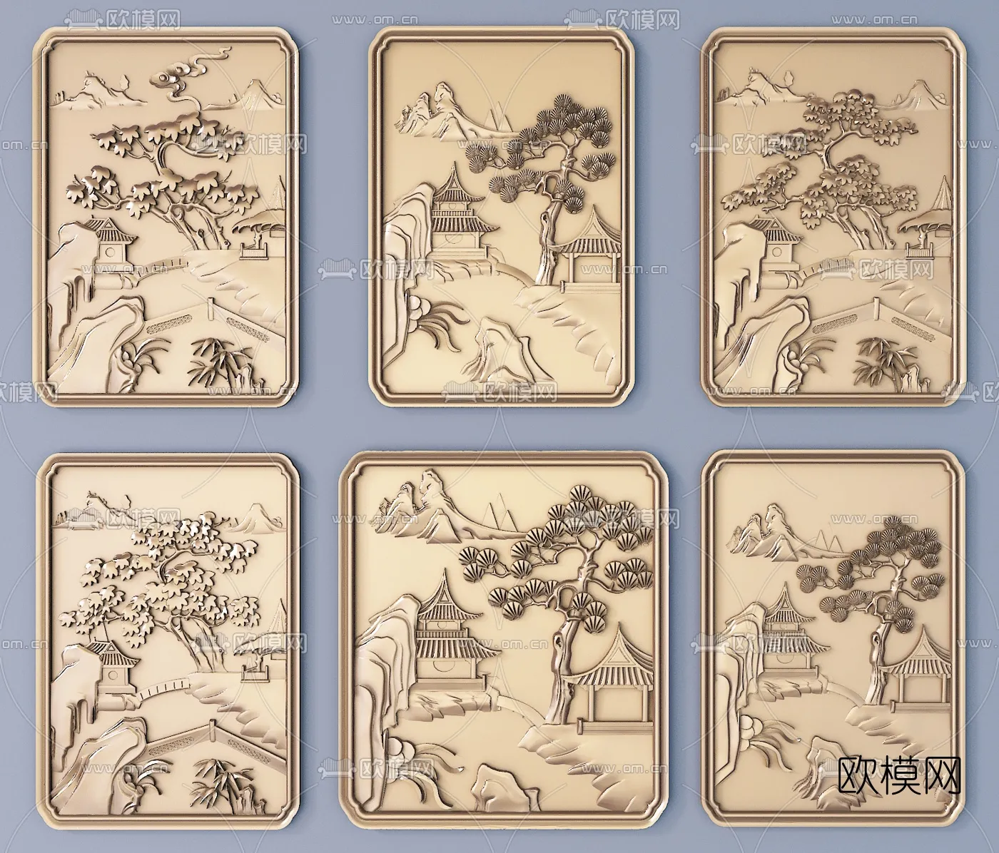 RELIEF – VRAY / CORONA – 3D MODEL – 2719