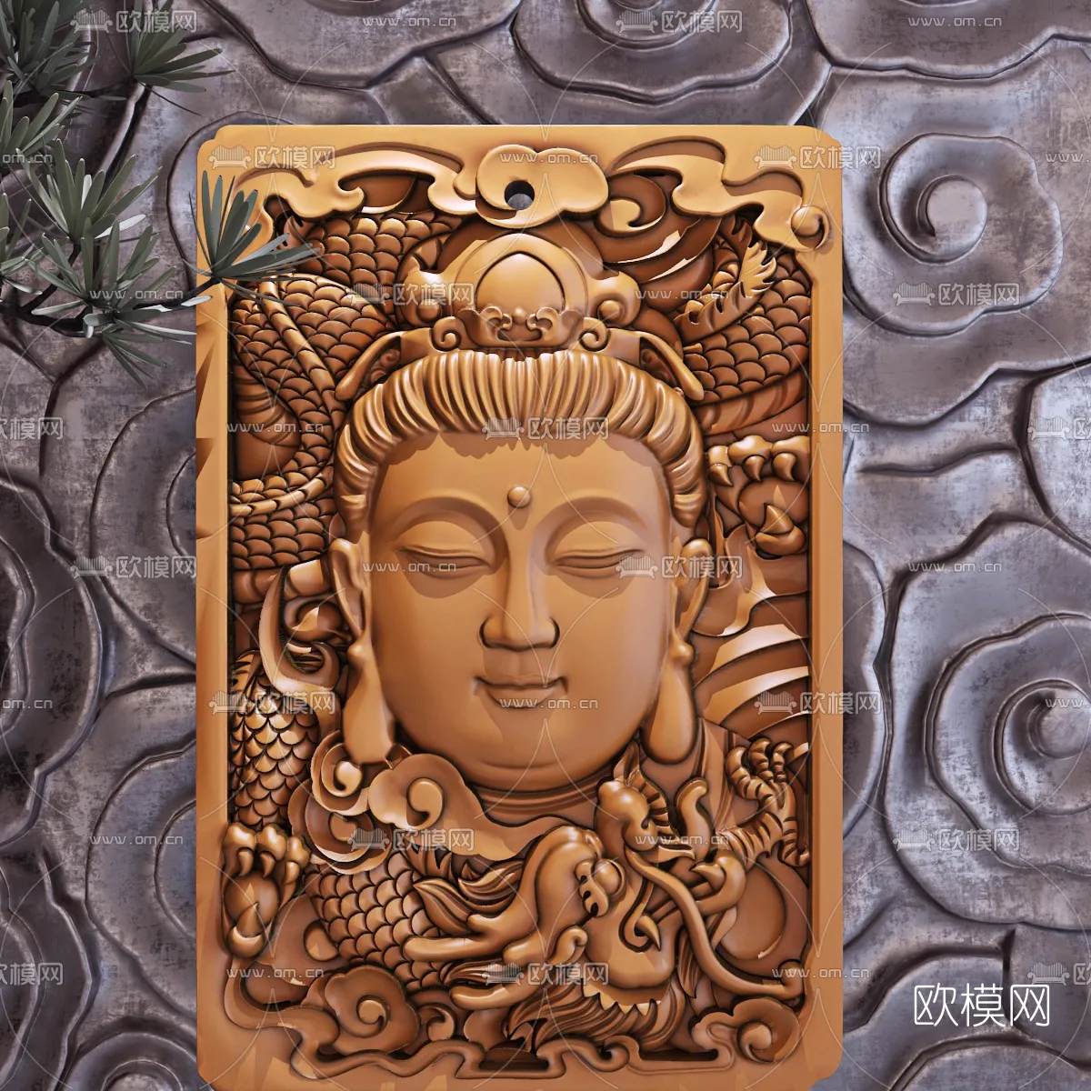 RELIEF – VRAY / CORONA – 3D MODEL – 2731