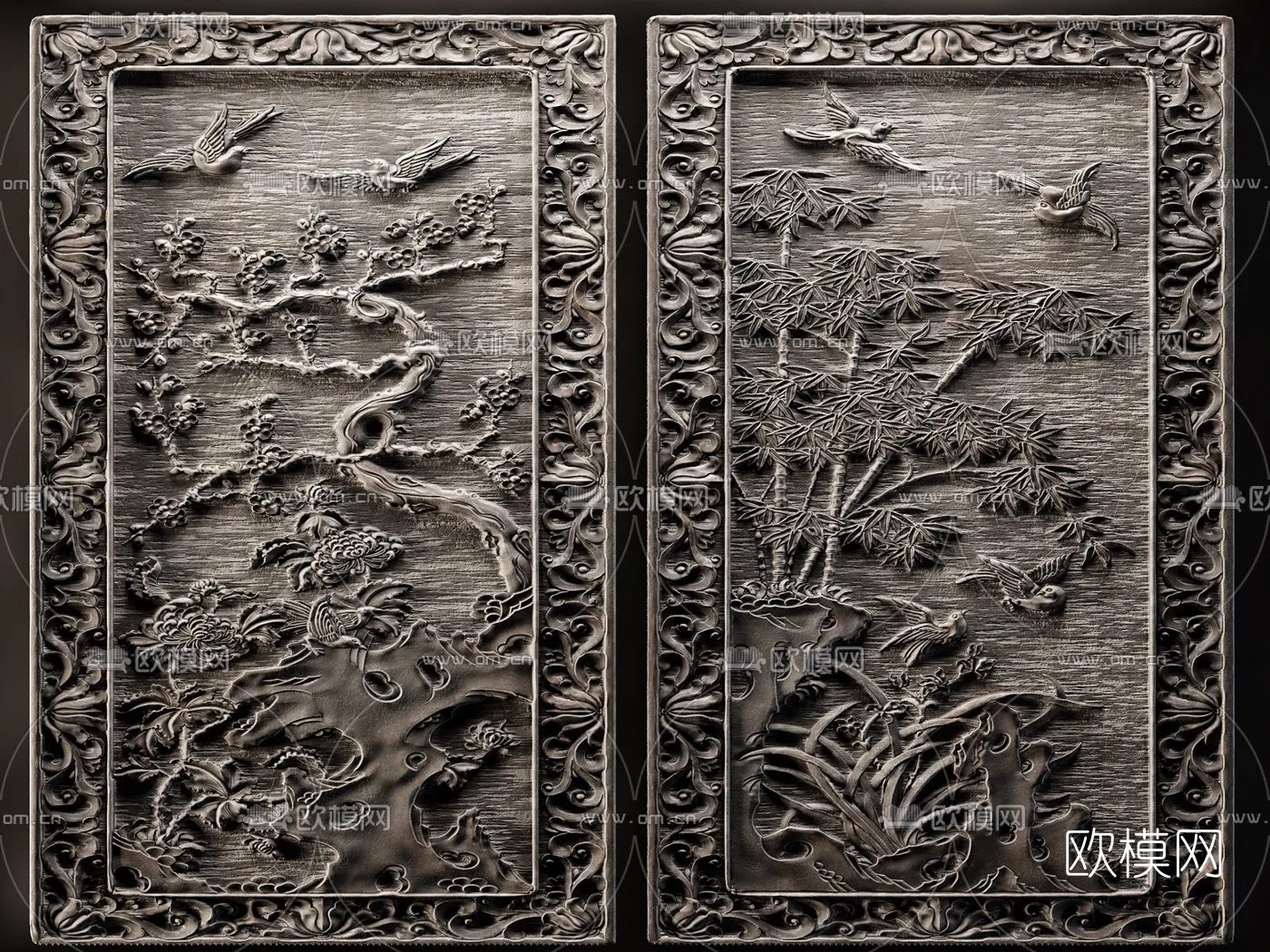 RELIEF – VRAY / CORONA – 3D MODEL – 2736