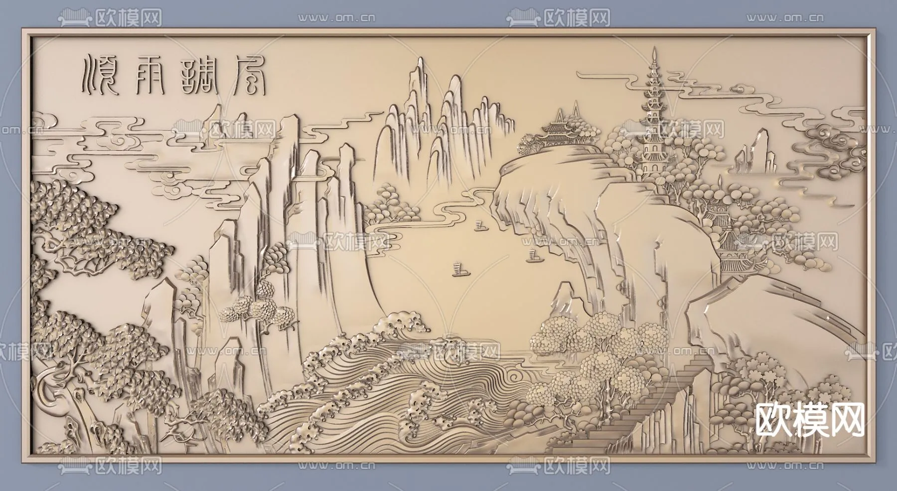 RELIEF – VRAY / CORONA – 3D MODEL – 2849