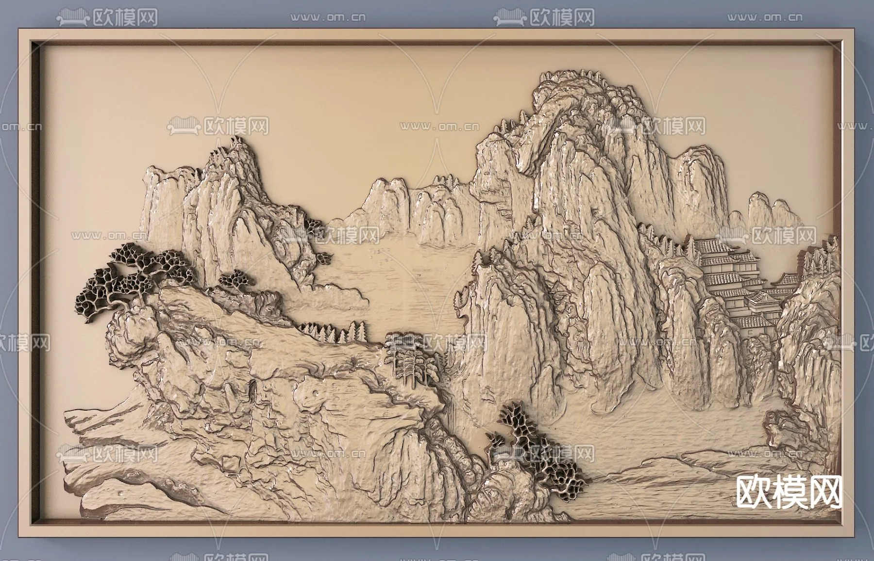 RELIEF – VRAY / CORONA – 3D MODEL – 2860