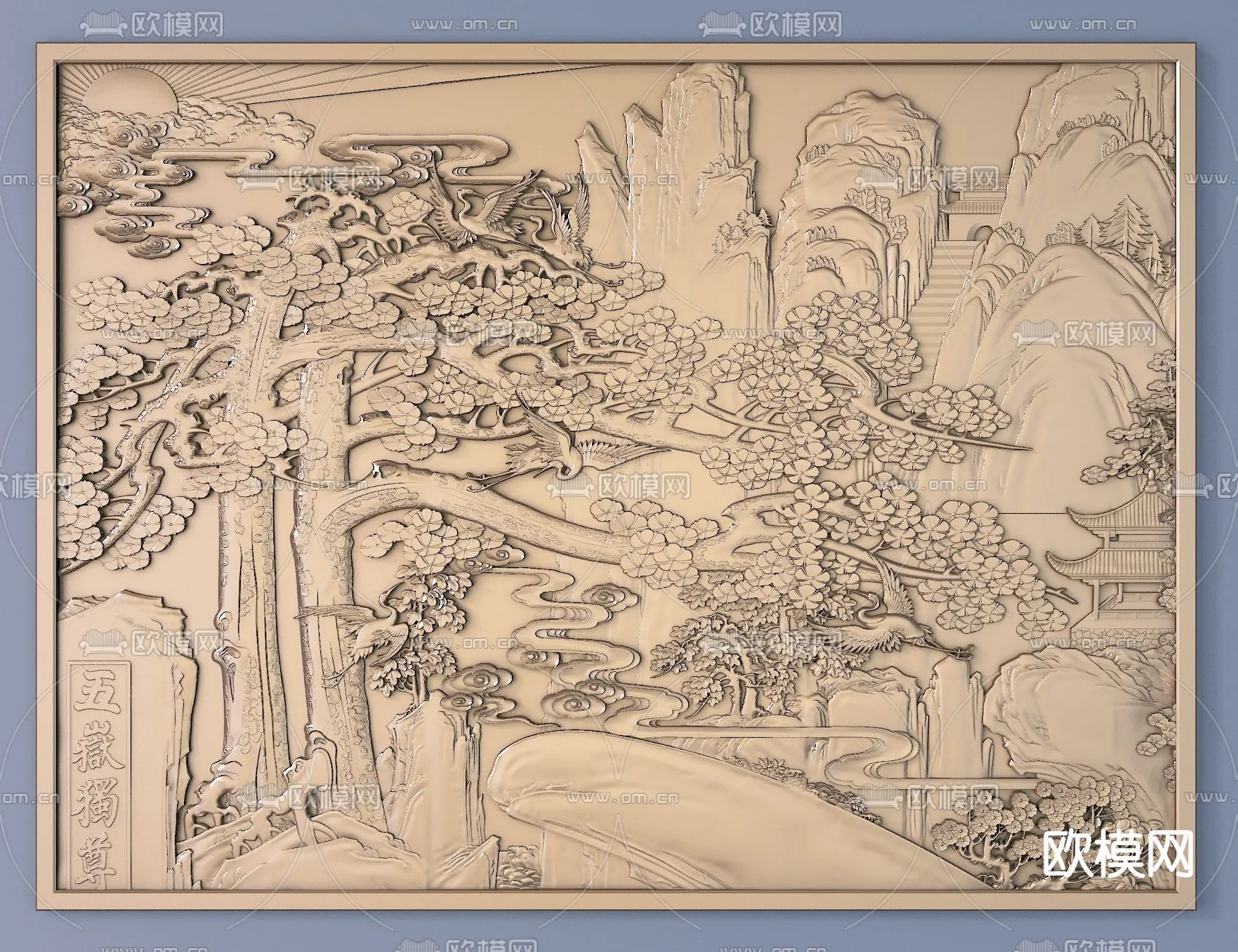 RELIEF – VRAY / CORONA – 3D MODEL – 2862