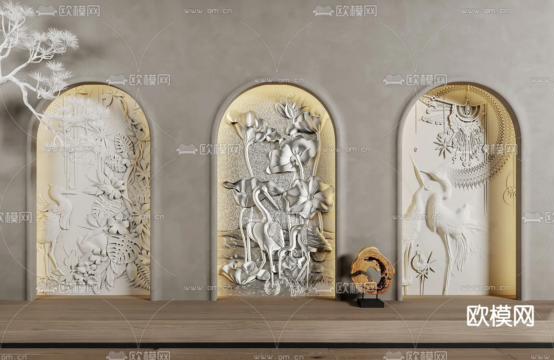 RELIEF – VRAY / CORONA – 3D MODEL – 2872