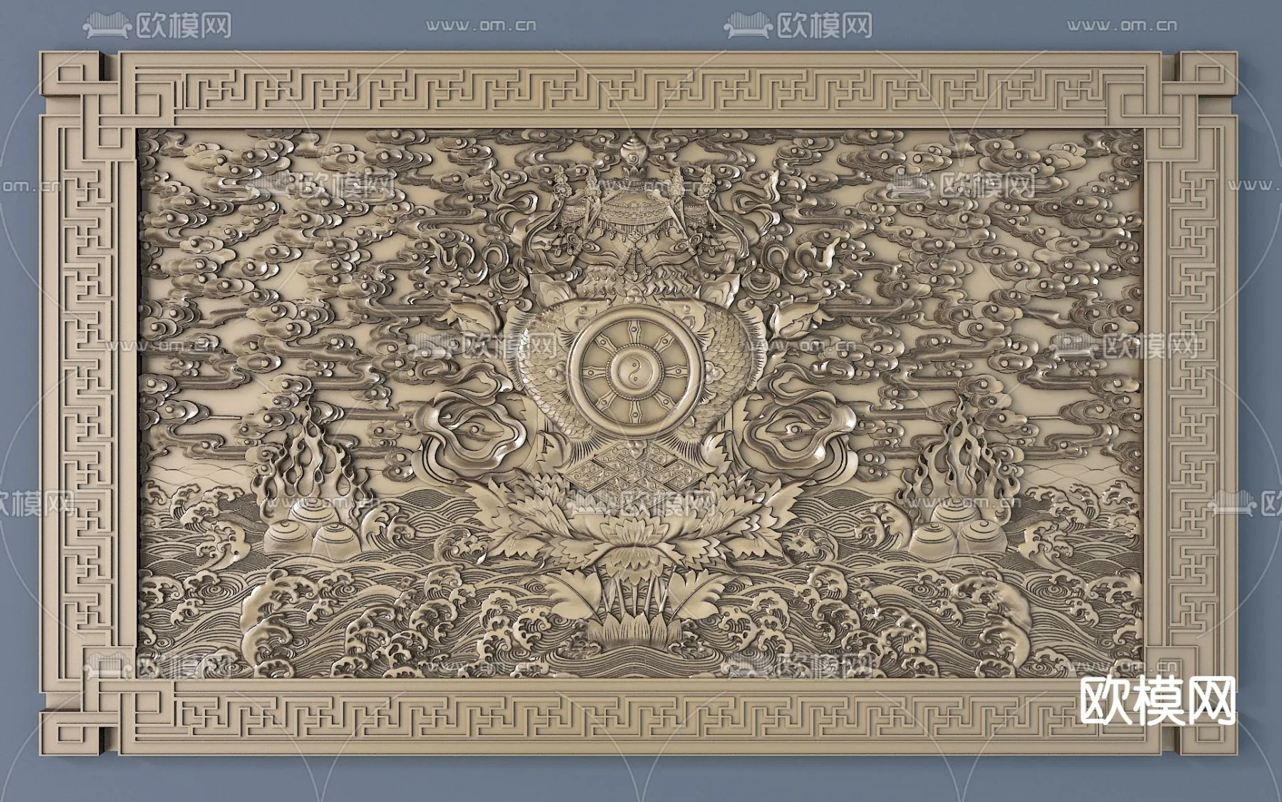 RELIEF – VRAY / CORONA – 3D MODEL – 2884