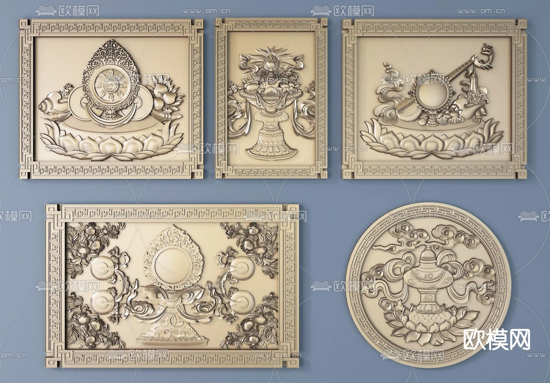 RELIEF – VRAY / CORONA – 3D MODEL – 2886