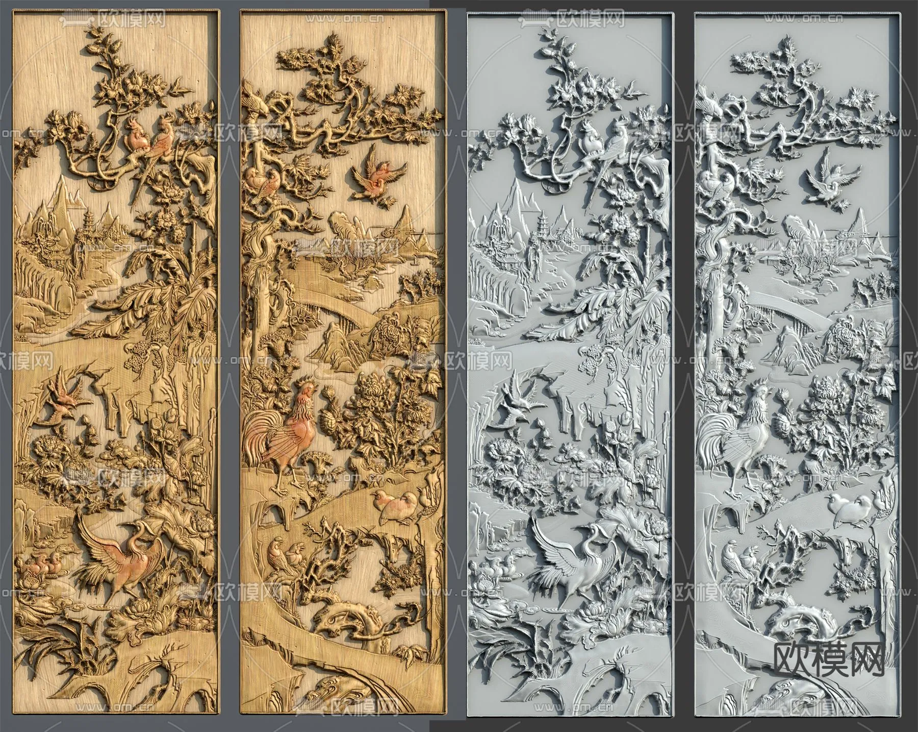 RELIEF – VRAY / CORONA – 3D MODEL – 2902