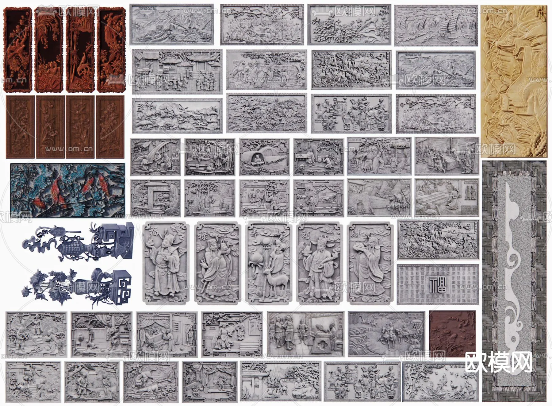 RELIEF – VRAY / CORONA – 3D MODEL – 2912