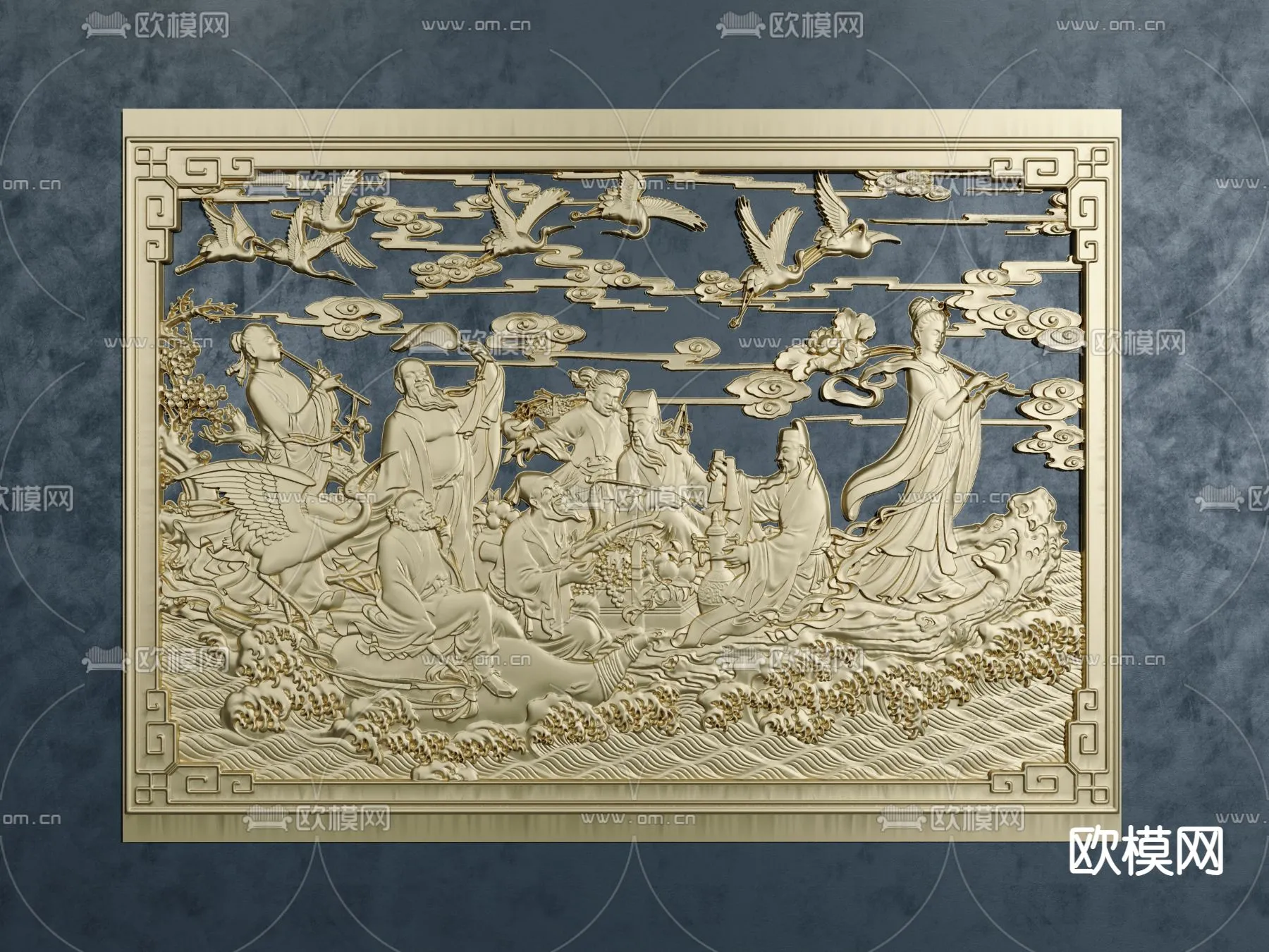 RELIEF – VRAY / CORONA – 3D MODEL – 2934