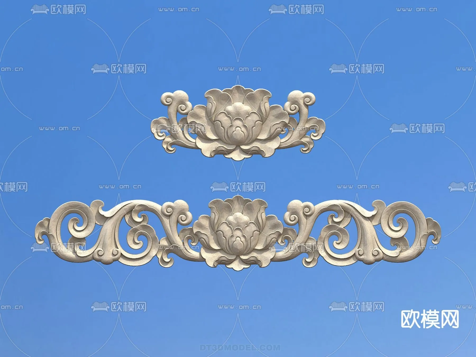 Relief with Pattern – 3D Models for Interior Decoration – 004 Relief with Pattern – 3D Models for Interior Decoration – 004