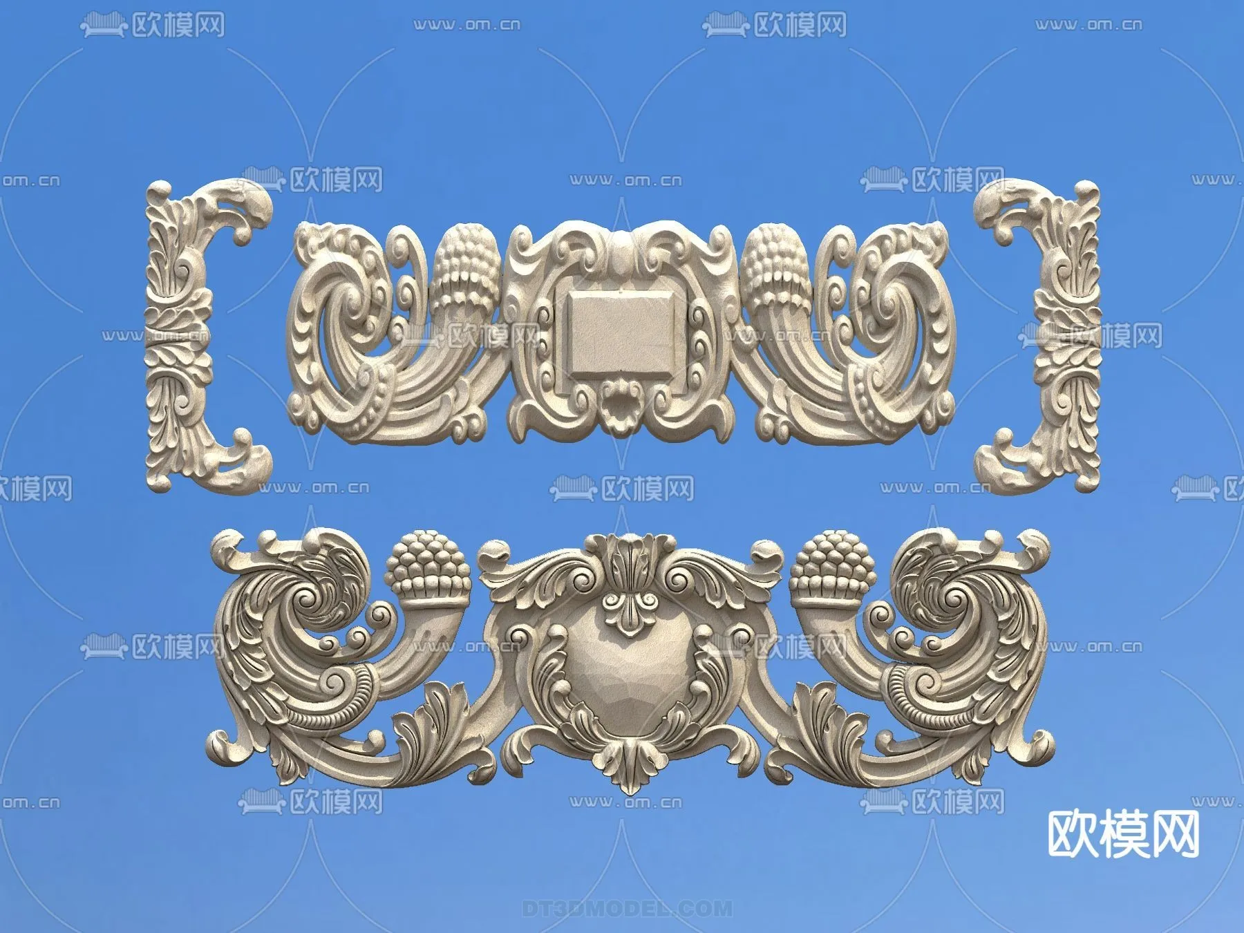Relief with Pattern – 3D Models for Interior Decoration – 016 Relief with Pattern – 3D Models for Interior Decoration – 016