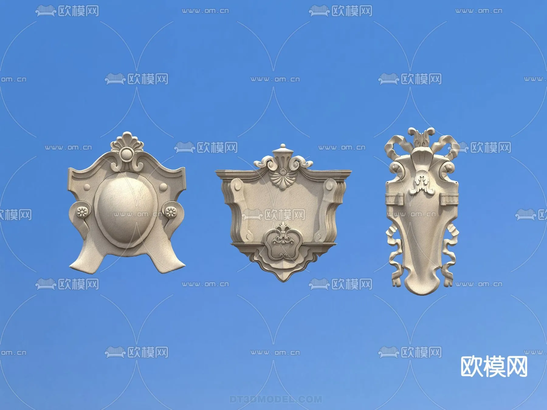 Relief with Pattern – 3D Models for Interior Decoration – 017 Relief with Pattern – 3D Models for Interior Decoration – 017