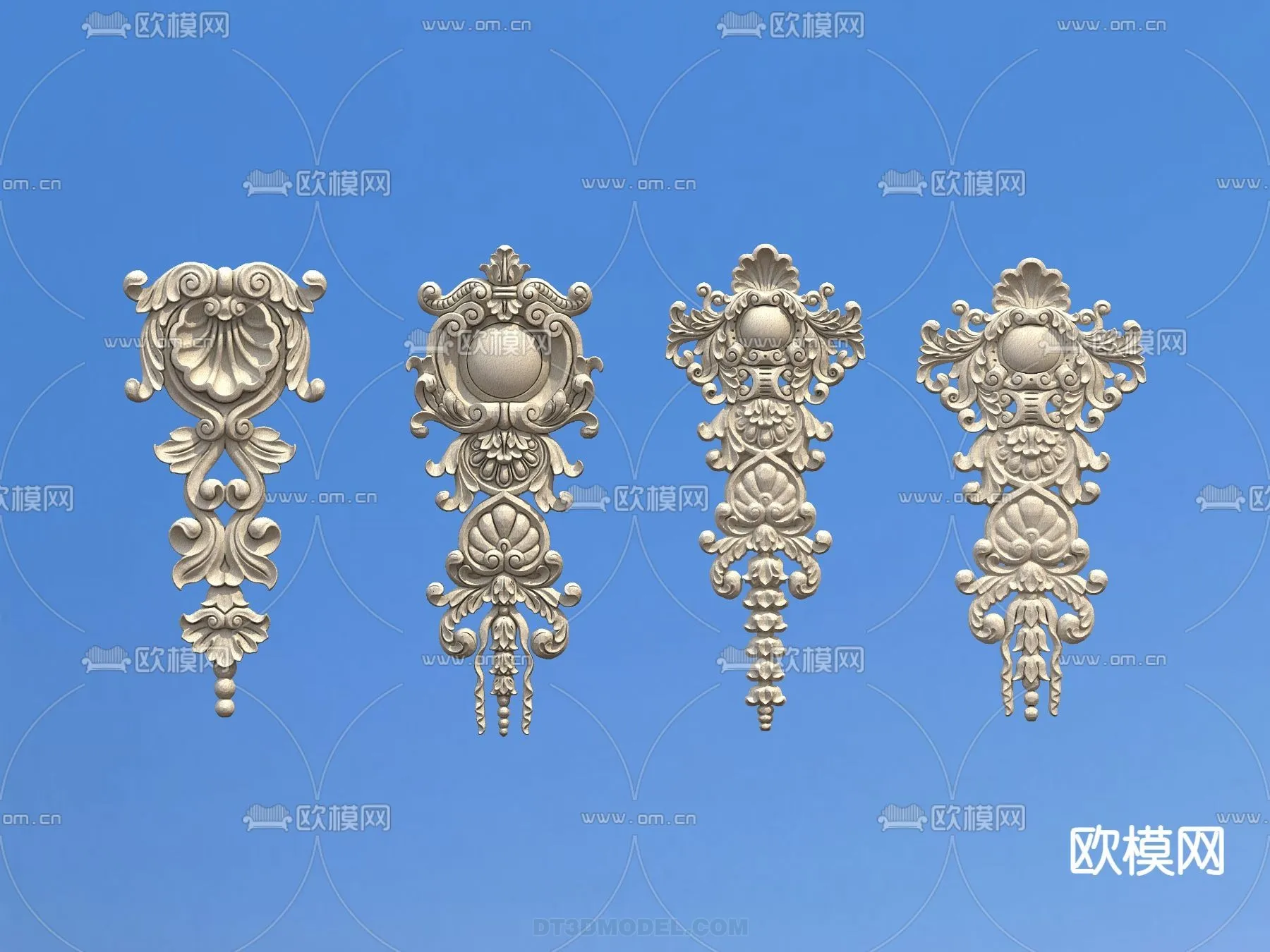 Relief with Pattern – 3D Models for Interior Decoration – 019 Relief with Pattern – 3D Models for Interior Decoration – 019