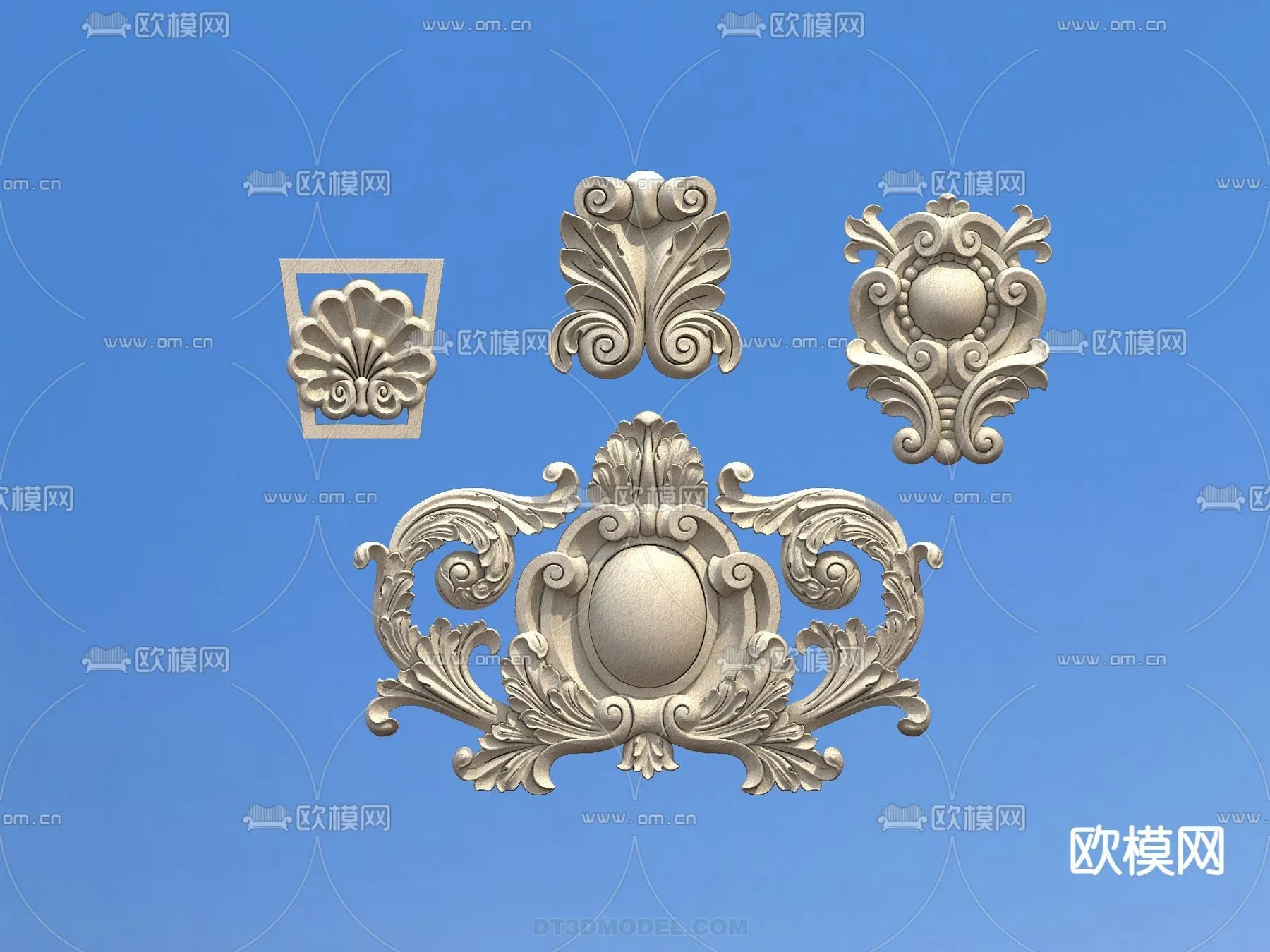Relief with Pattern – 3D Models for Interior Decoration – 022 Relief with Pattern – 3D Models for Interior Decoration – 022