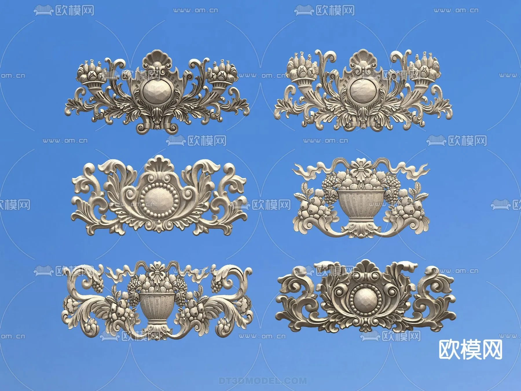 Relief with Pattern – 3D Models for Interior Decoration – 026 Relief with Pattern – 3D Models for Interior Decoration – 026