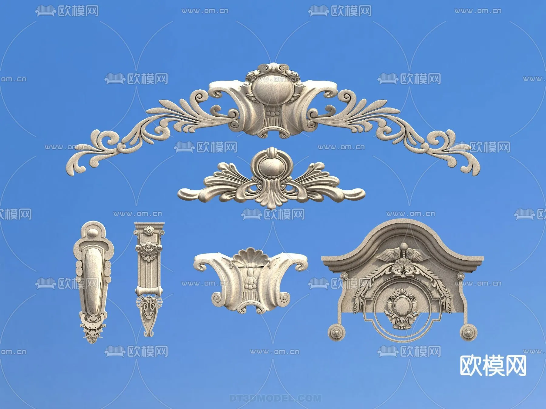 Relief with Pattern – 3D Models for Interior Decoration – 028 Relief with Pattern – 3D Models for Interior Decoration – 028
