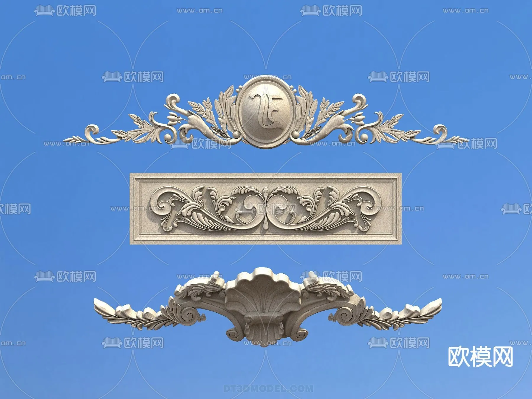 Relief with Pattern – 3D Models for Interior Decoration – 031 Relief with Pattern – 3D Models for Interior Decoration – 031