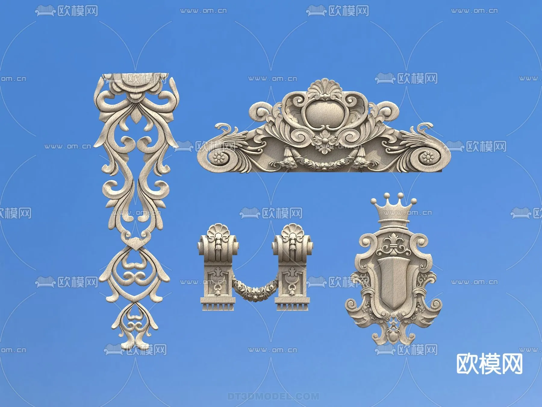 Relief with Pattern – 3D Models for Interior Decoration – 032 Relief with Pattern – 3D Models for Interior Decoration – 032