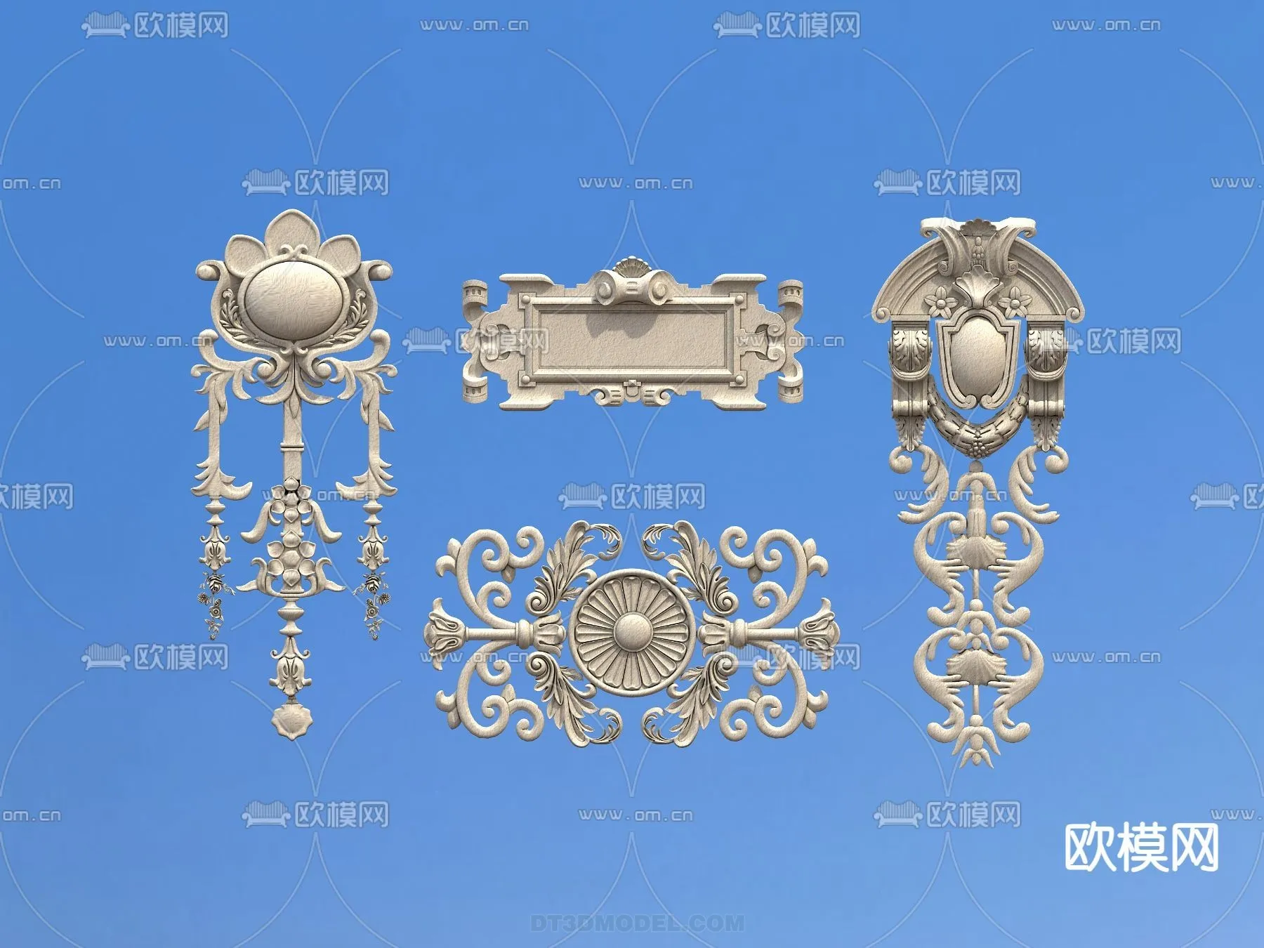 Relief with Pattern – 3D Models for Interior Decoration – 033 Relief with Pattern – 3D Models for Interior Decoration – 033