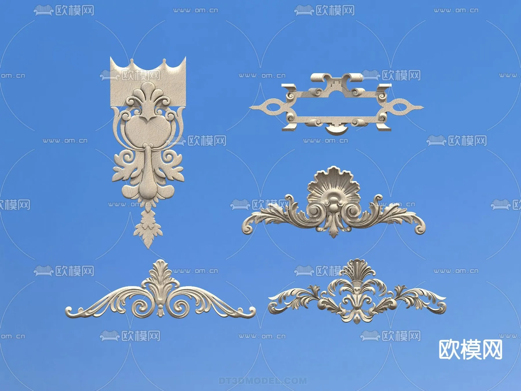 Relief with Pattern – 3D Models for Interior Decoration – 036 Relief with Pattern – 3D Models for Interior Decoration – 036