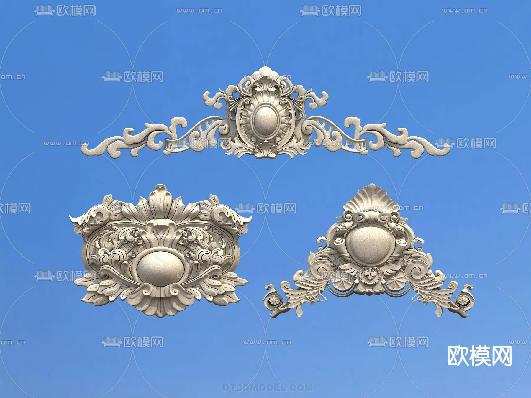 Relief with Pattern – 3D Models for Interior Decoration – 038 Relief with Pattern – 3D Models for Interior Decoration – 038