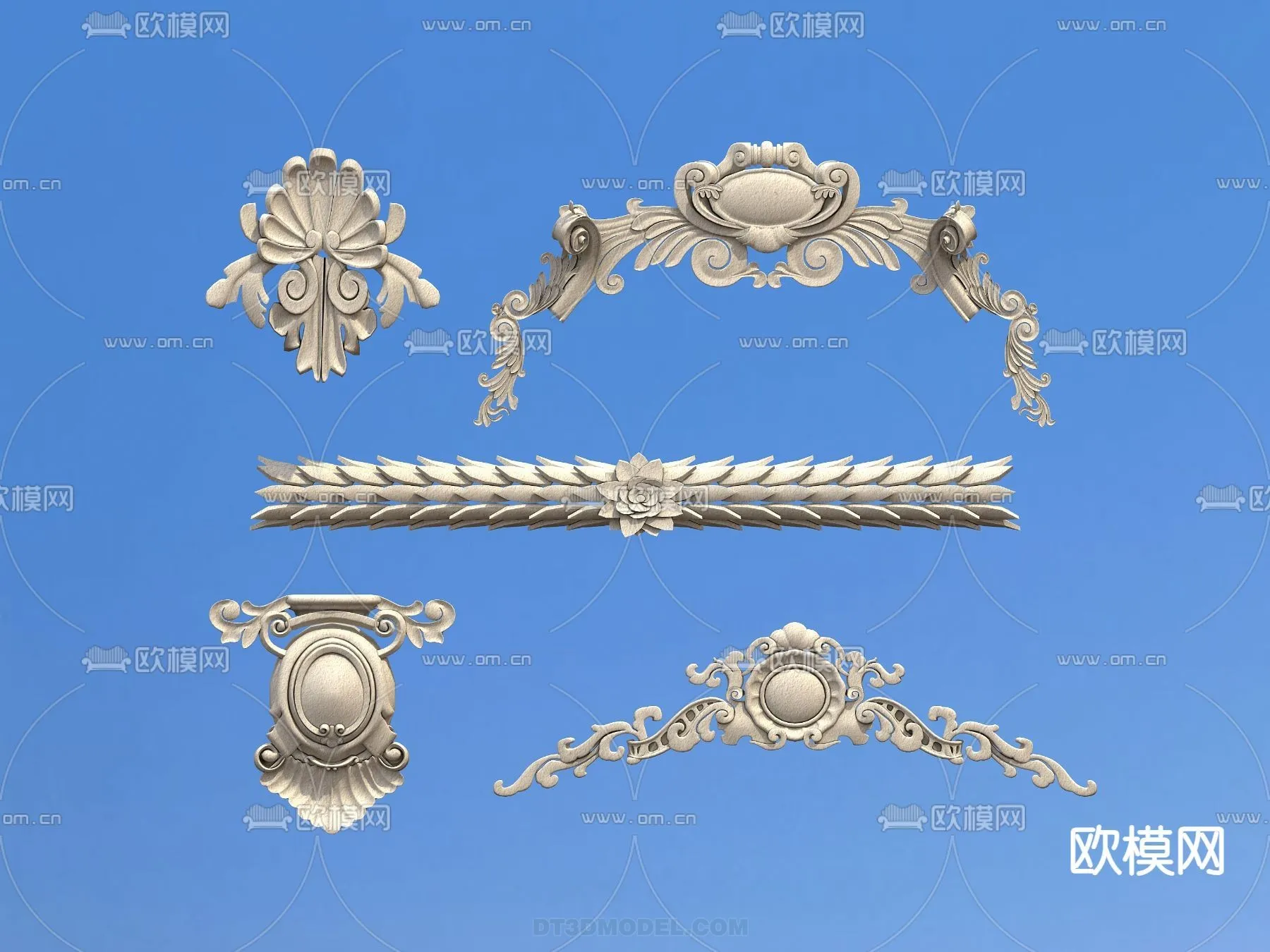 Relief with Pattern – 3D Models for Interior Decoration – 039 Relief with Pattern – 3D Models for Interior Decoration – 039