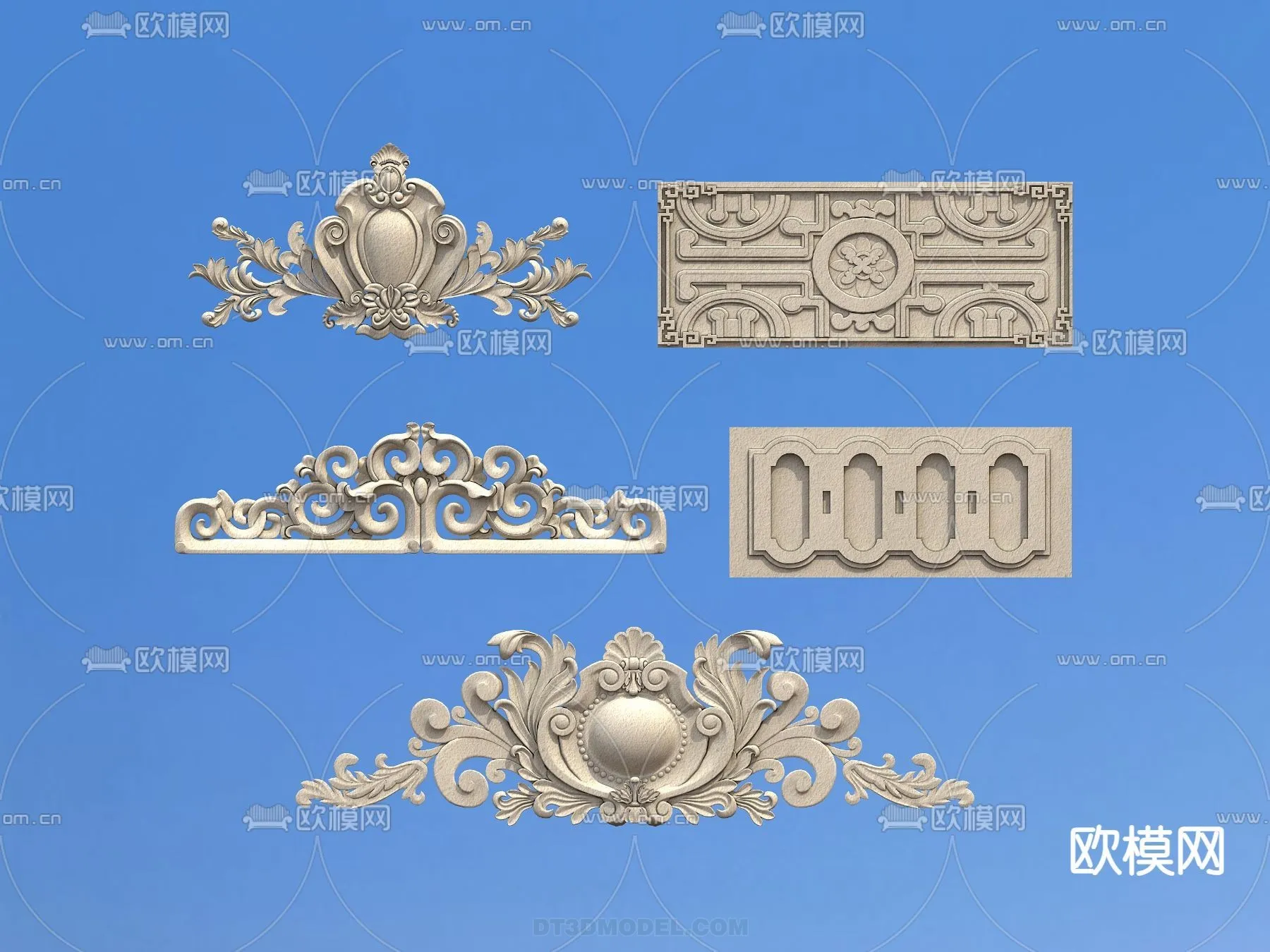 Relief with Pattern – 3D Models for Interior Decoration – 044 Relief with Pattern – 3D Models for Interior Decoration – 044