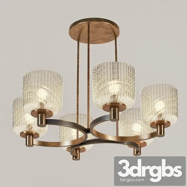 Remains Murano Glass Chandelier 3D Model Download