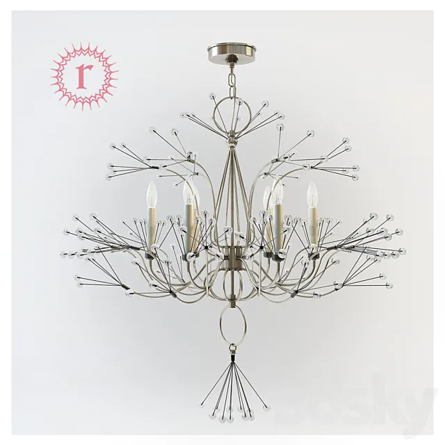 Remains “Splashing Water 37 Chandelier” DC4300.37 3D Model Remains “Splashing Water 37 Chandelier” DC4300.37 3D Model