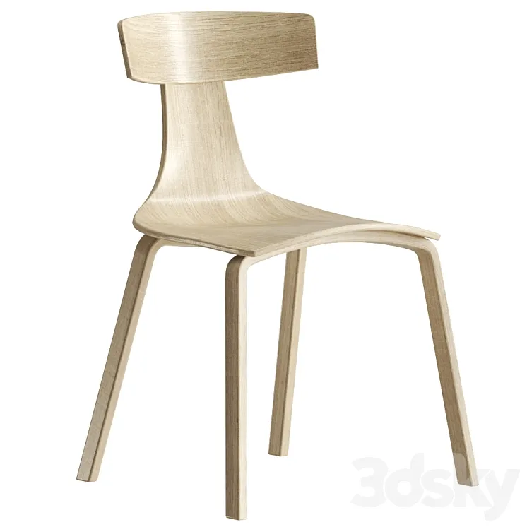 Remo Wood Chair 1415-10 by Plank 3D Model Free Download