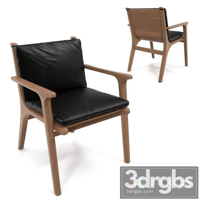 Ren Dining Armchair 3D Model Download