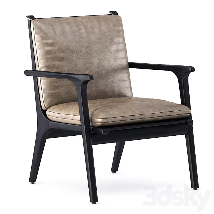 REN DINING LOUNGE CHAIR SMALL 3D Model REN DINING LOUNGE CHAIR SMALL 3D Model