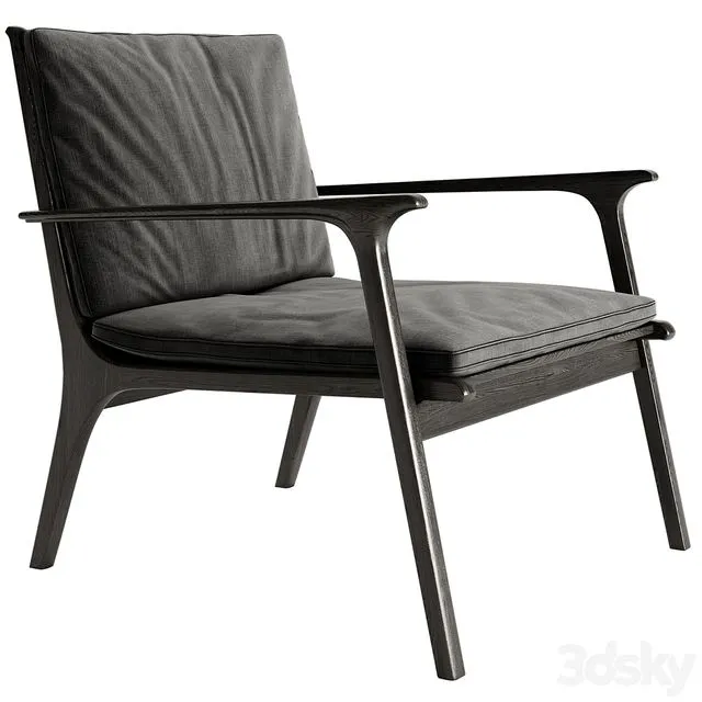 Ren Lounge Chair Large by Stellar Works 3D Model Ren Lounge Chair Large by Stellar Works 3D Model