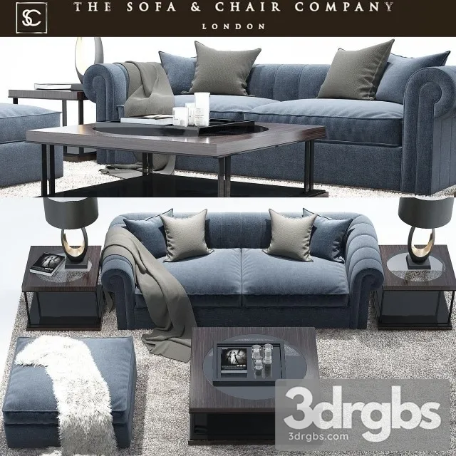 Renato Sofa 01 3D Model Download