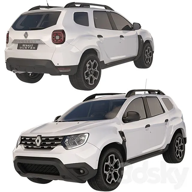 Renault Duster 2018 3D Model
