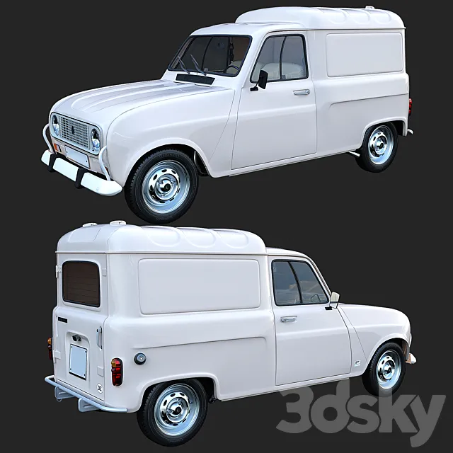 Renault R4 F4 3D Model