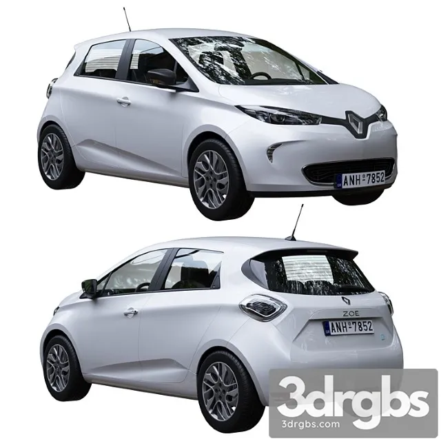 Renault Zoe 2013 3D Model Download