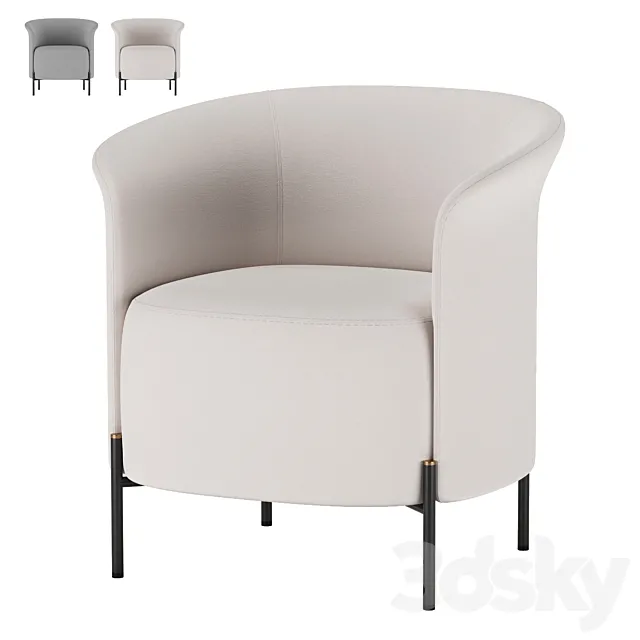 Rendez Vous armchair 3D Model