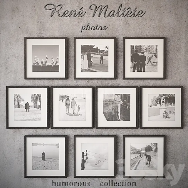 rene maltete humour 3DModel rene maltete humour 3DModel