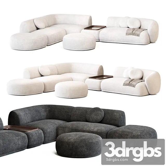 Rene sofa by meridiani set 2
