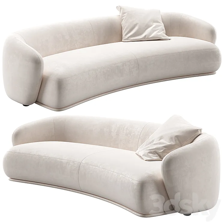 Rene Sofa \/ Meridiani 3D Model Free Download