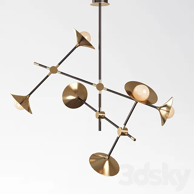 REPLICA BULLARUM CHANDELIER 3D Model REPLICA BULLARUM CHANDELIER 3D Model