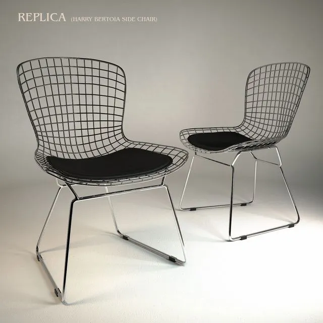 Replica Harry Bertoia 3D Model Replica Harry Bertoia 3D Model